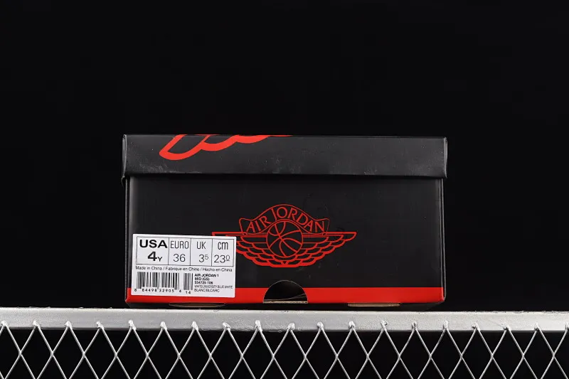 All categories Air Jordan Jordan series basketball shoes Air Jordan 1 Mid G version pure original Air Jordan 1 Mid AJ1 Joe 1 North Carolina blue China basketball shoes 554725-106